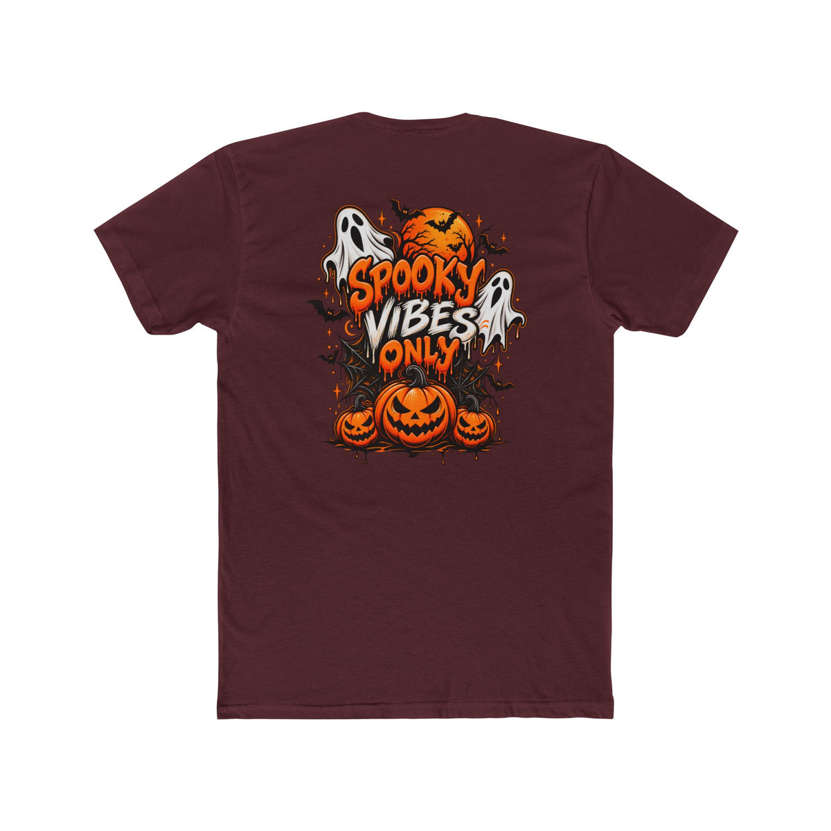 Halloween Pumpkin Tee — "Happy Halloween" Jack-O'-Lantern Crew Shirt