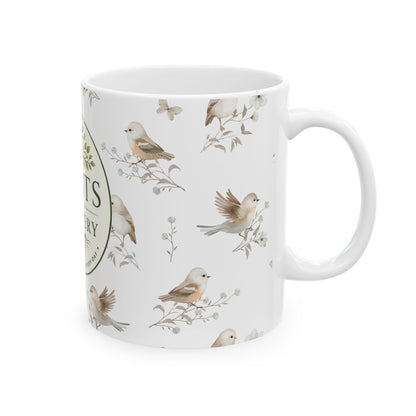 Roots of Recovery Ceramic Mug — 11oz/15oz Inspirational Recovery Coffee Cup