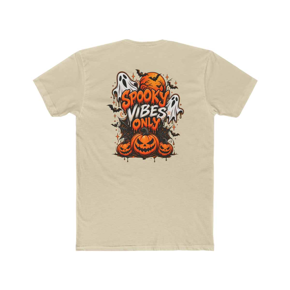 Halloween Pumpkin Tee — "Happy Halloween" Jack-O'-Lantern Crew Shirt