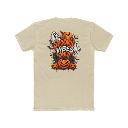 Halloween Pumpkin Tee — "Happy Halloween" Jack-O'-Lantern Crew Shirt