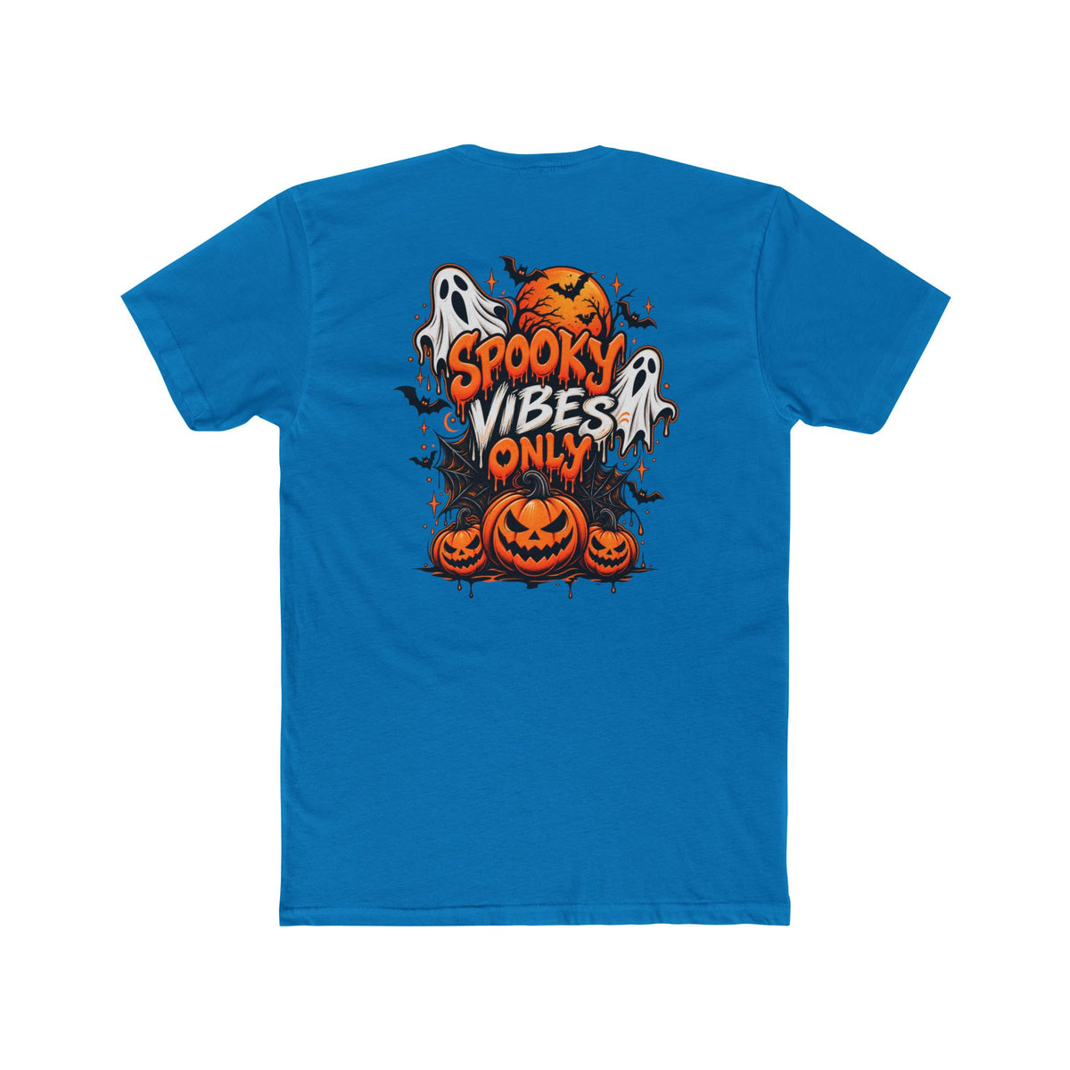 Halloween Pumpkin Tee — "Happy Halloween" Jack-O'-Lantern Crew Shirt