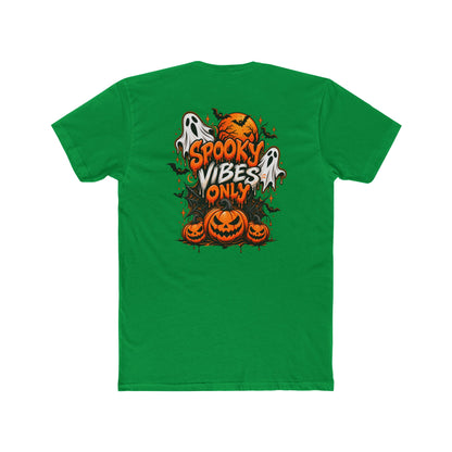 Halloween Pumpkin Tee — "Happy Halloween" Jack-O'-Lantern Crew Shirt