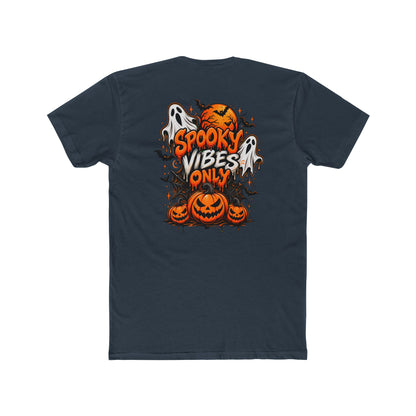 Halloween Pumpkin Tee — "Happy Halloween" Jack-O'-Lantern Crew Shirt