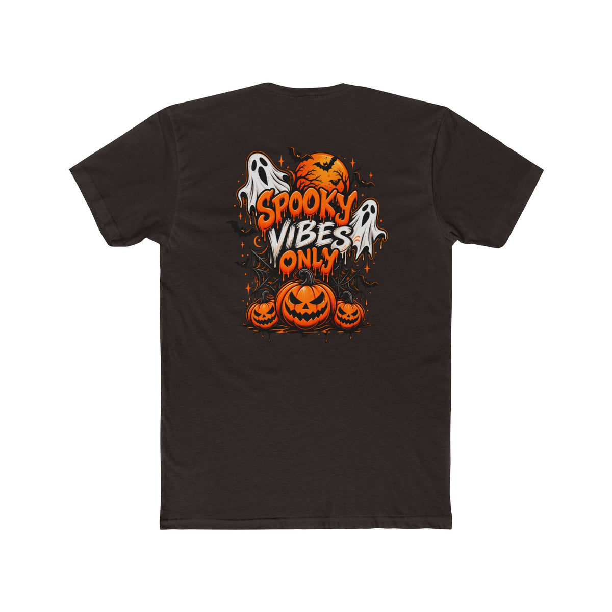 Halloween Pumpkin Tee — "Happy Halloween" Jack-O'-Lantern Crew Shirt