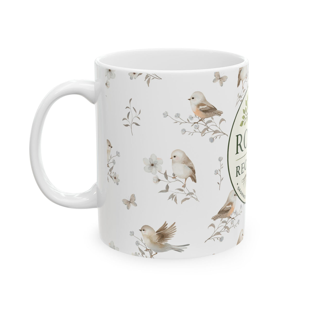 Roots of Recovery Ceramic Mug — 11oz/15oz Inspirational Recovery Coffee Cup