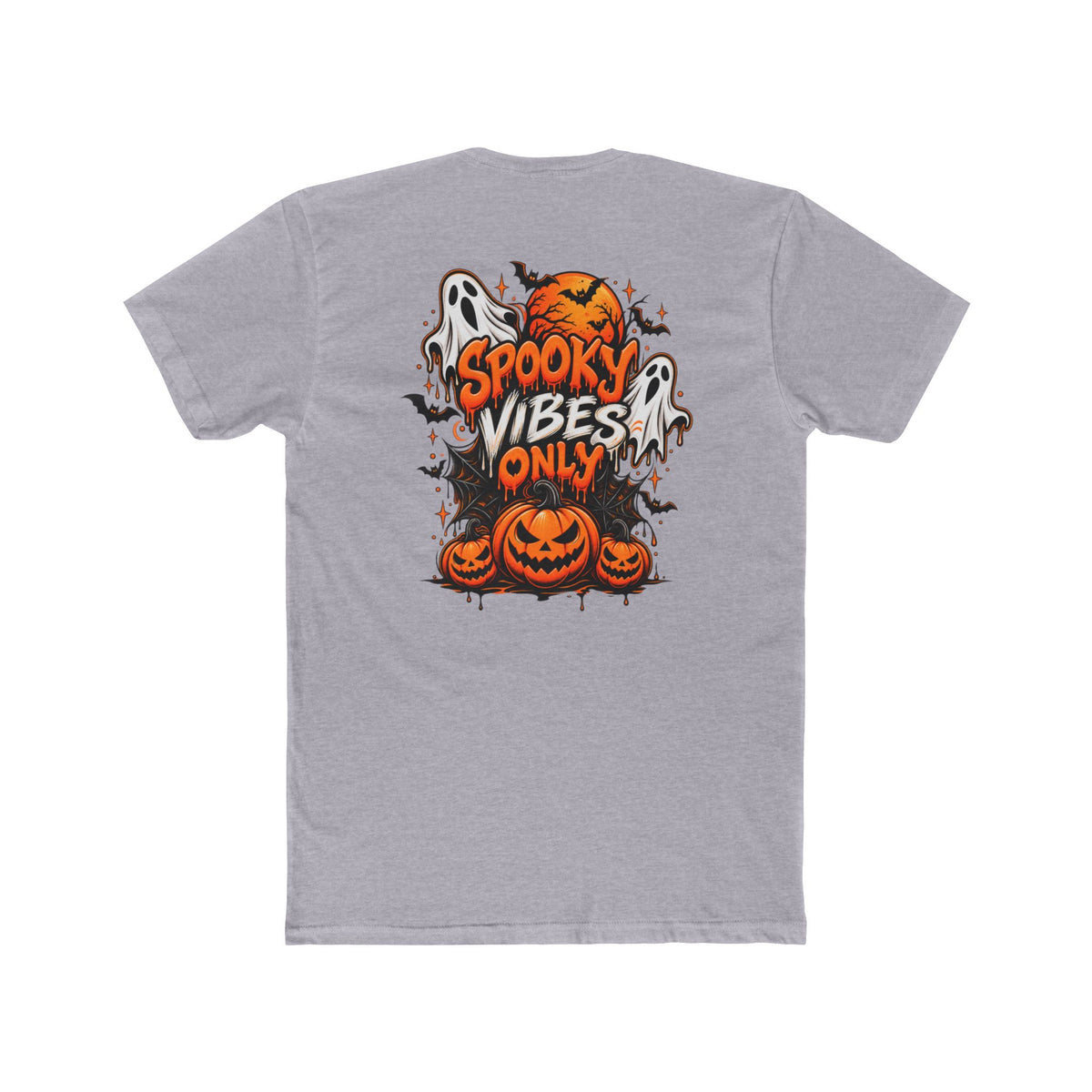 Halloween Pumpkin Tee — "Happy Halloween" Jack-O'-Lantern Crew Shirt