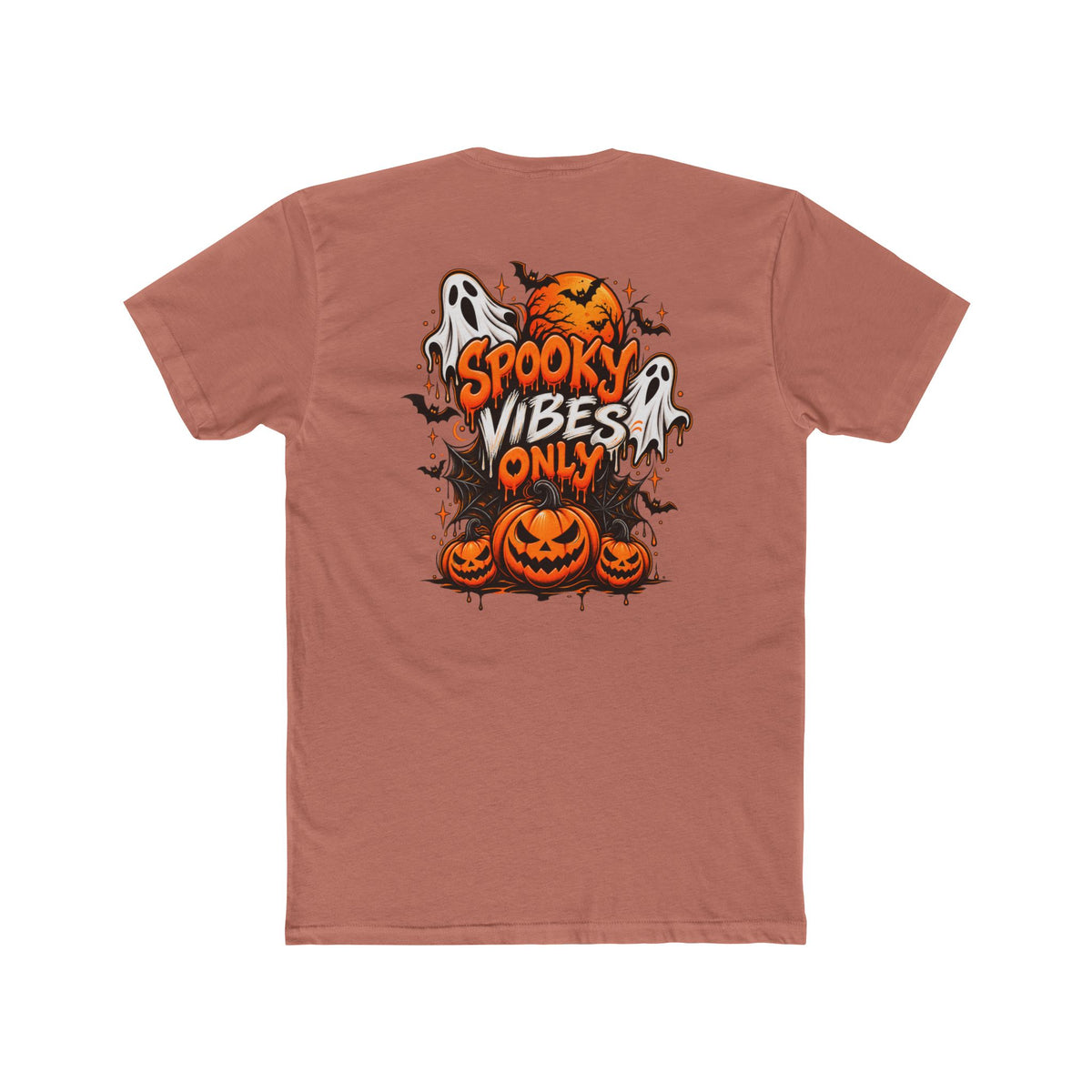 Halloween Pumpkin Tee — "Happy Halloween" Jack-O'-Lantern Crew Shirt
