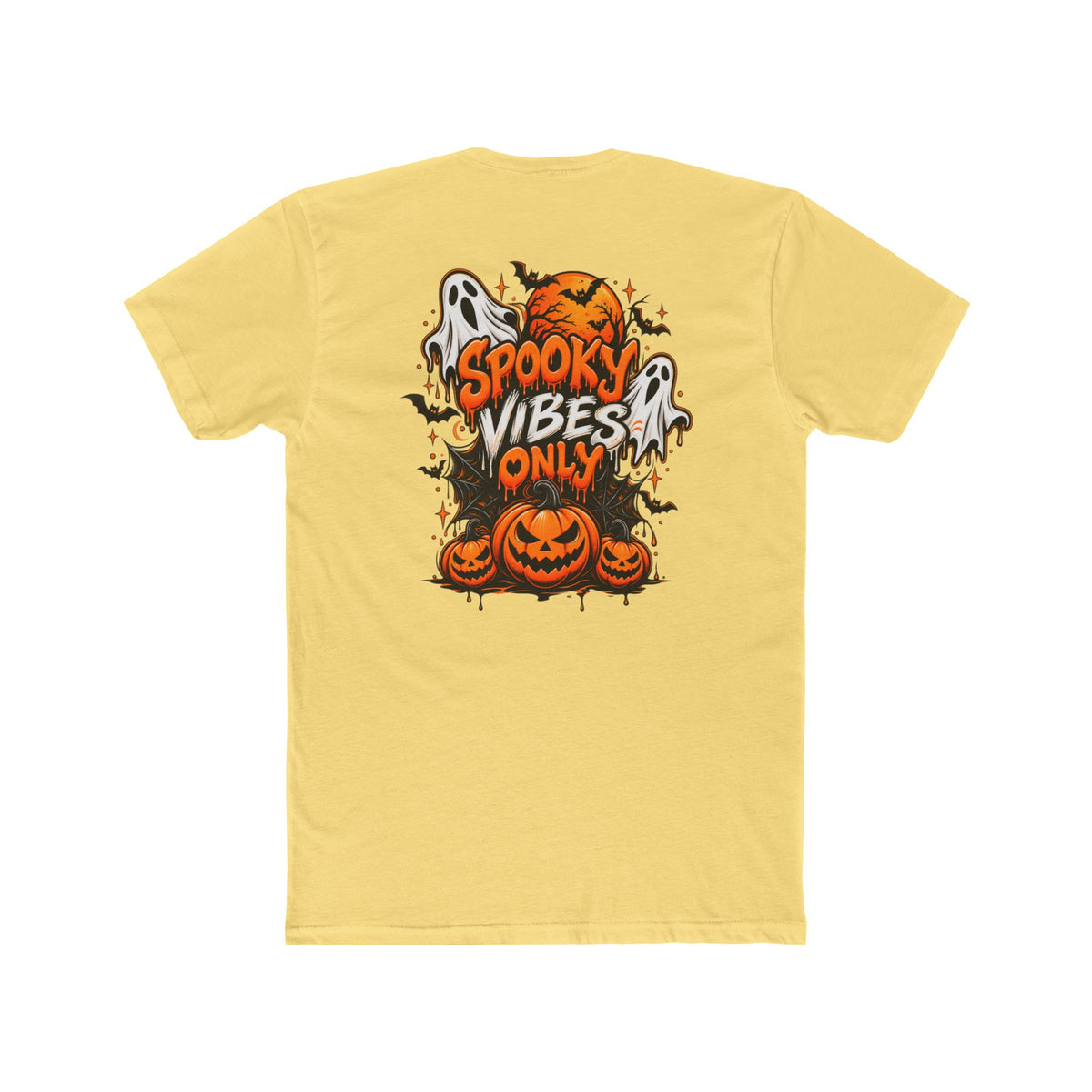 Halloween Pumpkin Tee — "Happy Halloween" Jack-O'-Lantern Crew Shirt