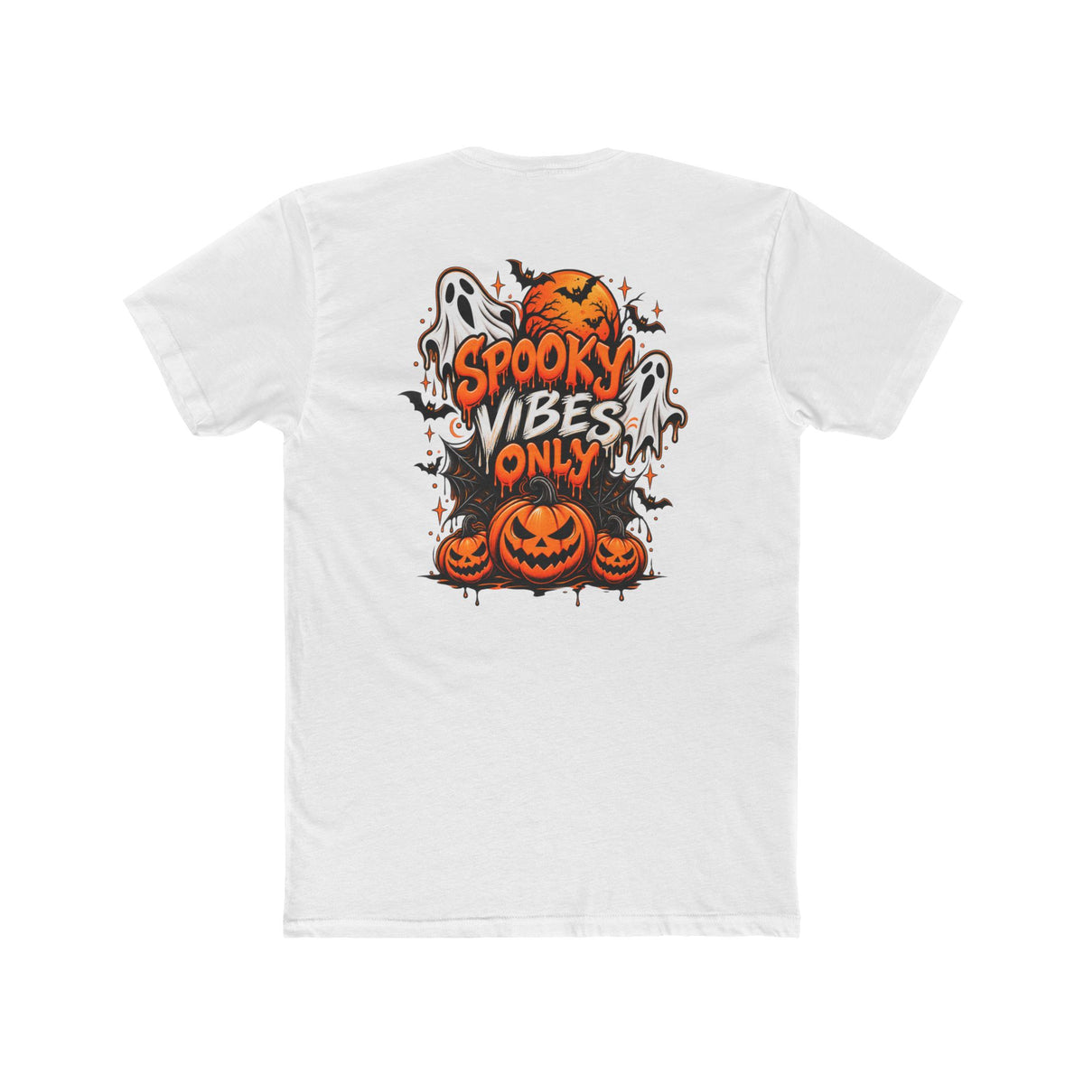 Halloween Pumpkin Tee — "Happy Halloween" Jack-O'-Lantern Crew Shirt