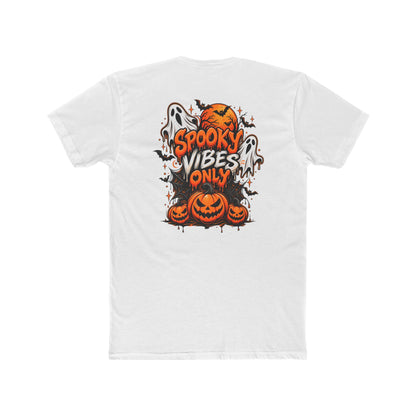 Halloween Pumpkin Tee — "Happy Halloween" Jack-O'-Lantern Crew Shirt