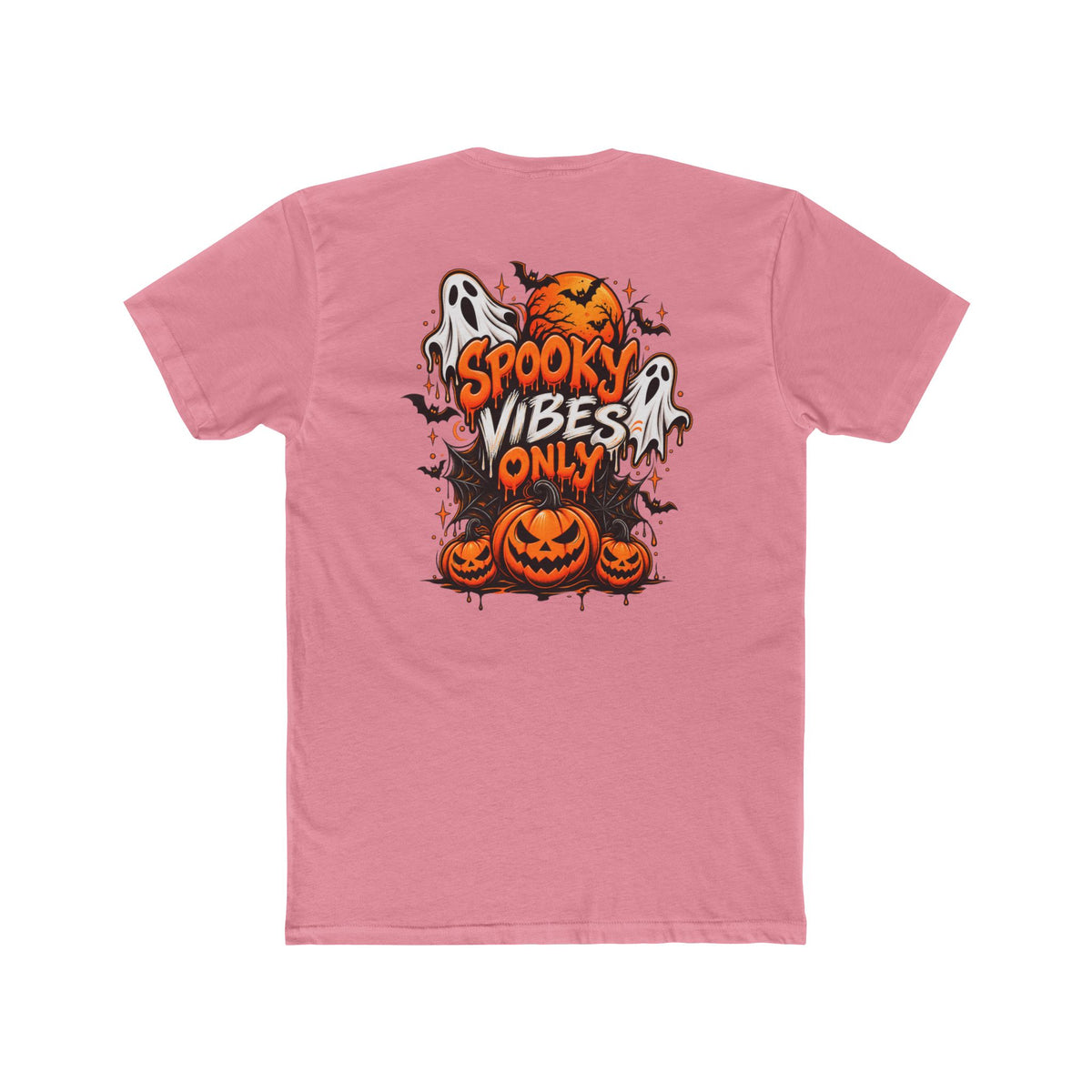 Halloween Pumpkin Tee — "Happy Halloween" Jack-O'-Lantern Crew Shirt