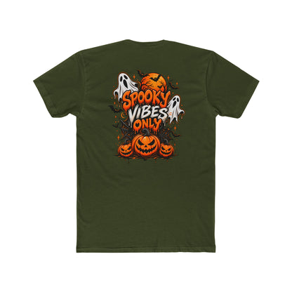 Halloween Pumpkin Tee — "Happy Halloween" Jack-O'-Lantern Crew Shirt