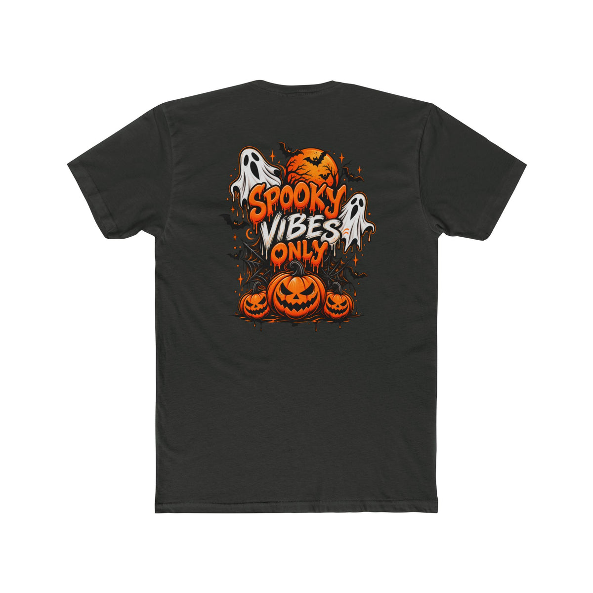 Halloween Pumpkin Tee — "Happy Halloween" Jack-O'-Lantern Crew Shirt